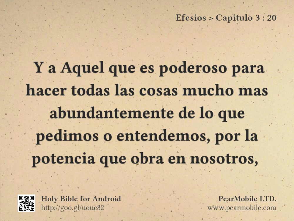 Efesios, Capítulo 3:20